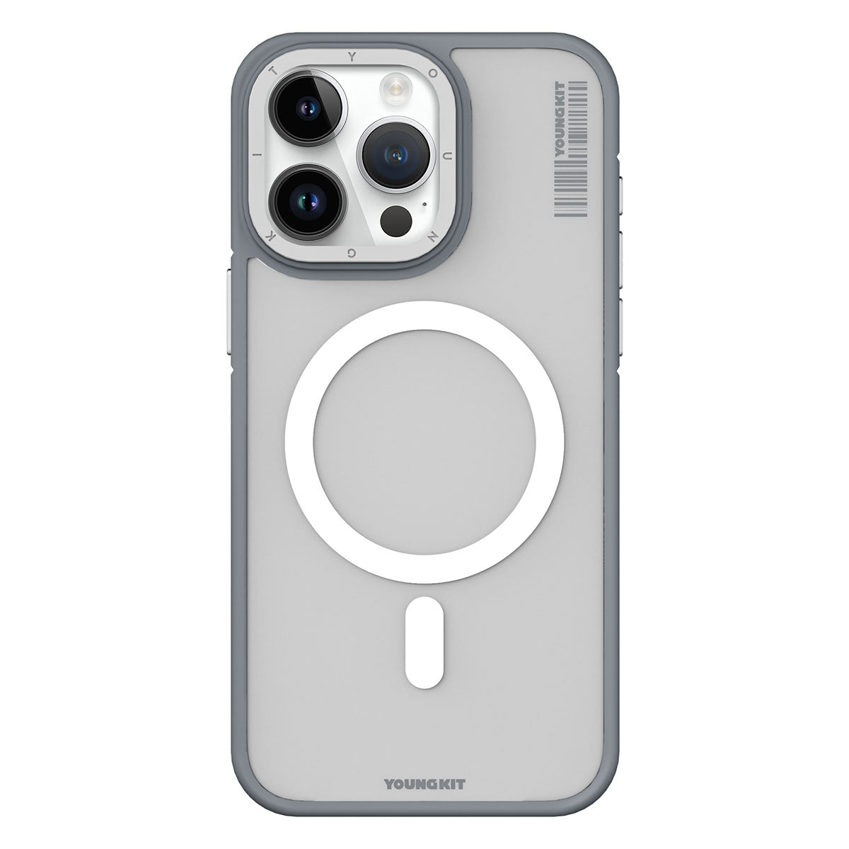 Youngkit Rock Sand Serisi iPhone 15 Pro Max Magsafe Şarj Özellikli Telefon Kılıfı - 1 Youngkit Rock Sand Serisi iPhone 15 Pro Max Magsafe Şarj Özellikli Telefon Kılıfı - 1
